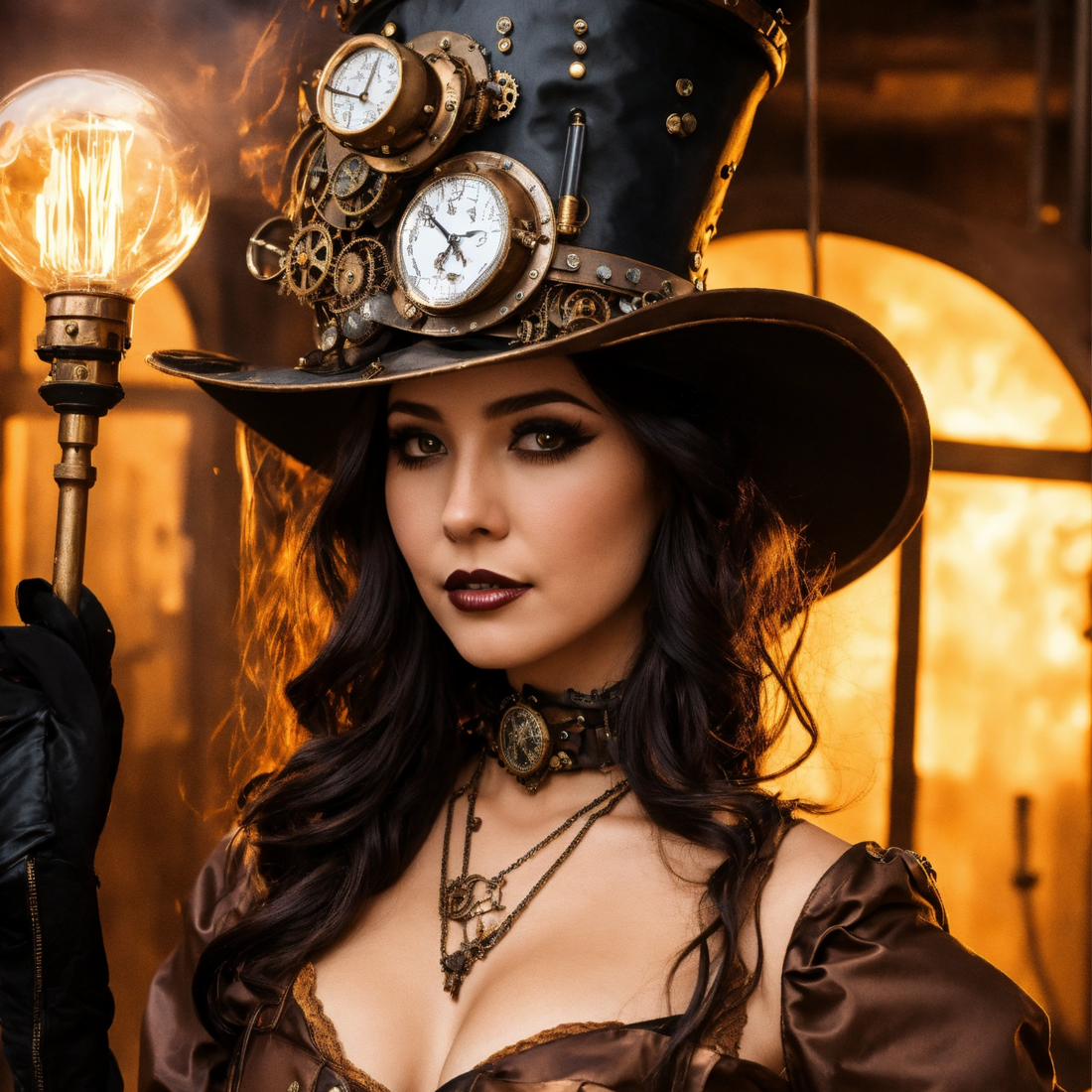 La música industrial y su vínculo con el steampunk.