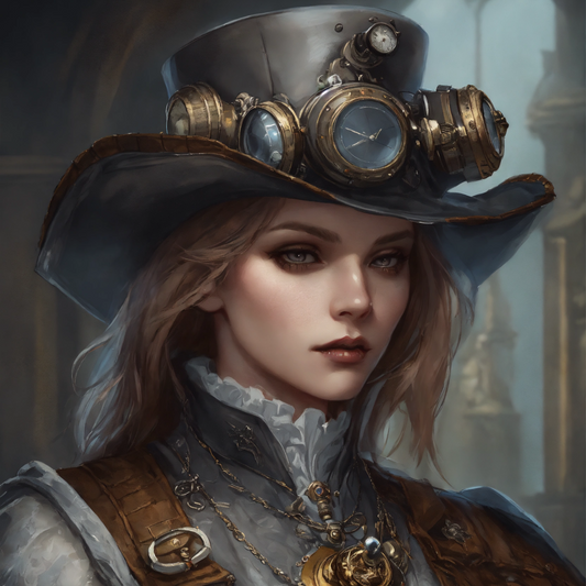 Pintura steampunk: una fusión entre realismo y surrealismo.