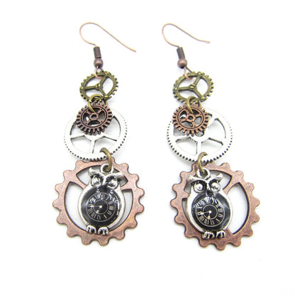 Pendientes steampunk Nebulosa