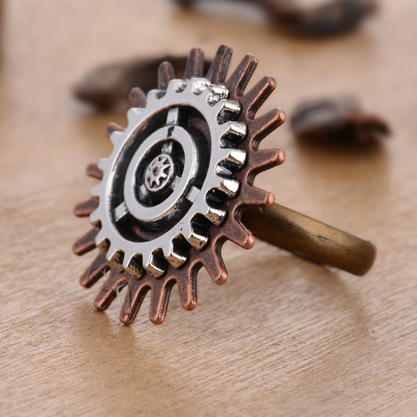 Anillo dentado Steampunk