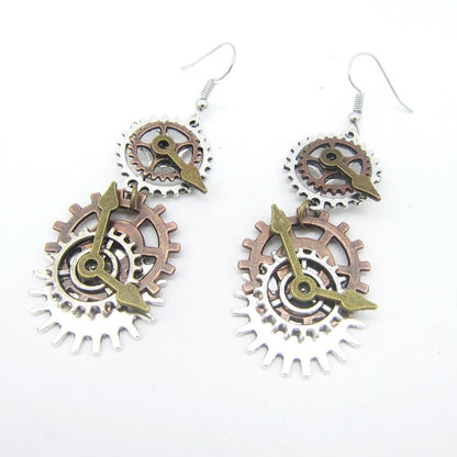 Pendientes steampunk Lunaris