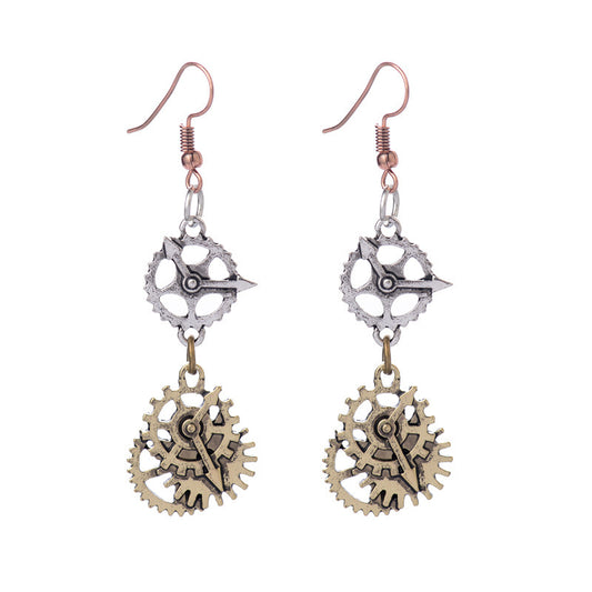 Pendientes steampunk Alquimia