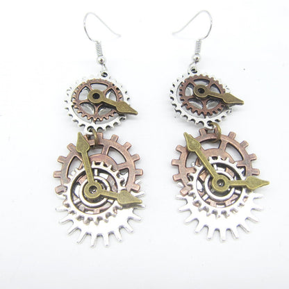 Pendientes steampunk Lunaris