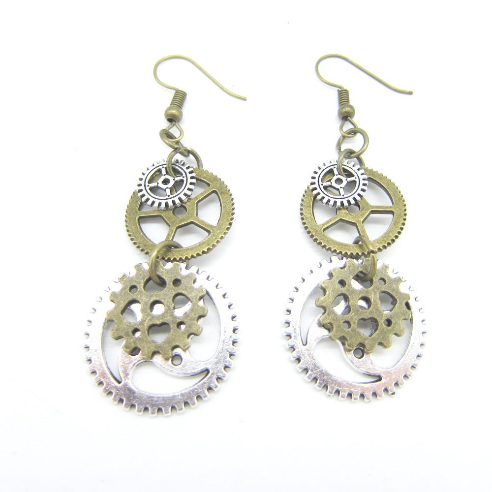 Pendientes steampunk Titania