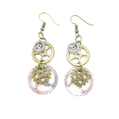 Pendientes steampunk Titania