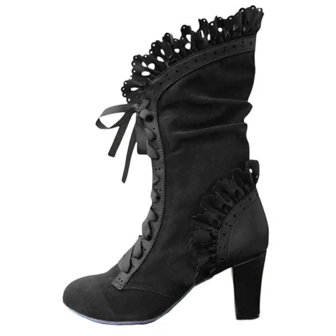 Botines Steampunk Obsidiana